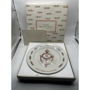 Avon Calling  Award Plate "Second Avon Anniversary" “ The Avon Doorknocker “ NOS
